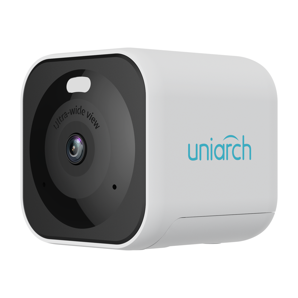 Uniarch Cámara IP Cubo WiFi Uniarch 4 MP color blanco 4 MP, 2.1 mm, WiFi UV-UHO-C1-M4F2D