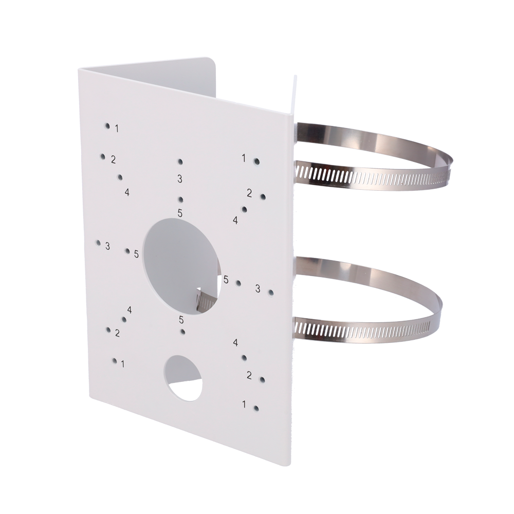 Vca Technology Adaptador montaje a poste Compatible cámaras IPAi (ver especificaciones) color blanco VCA-BP01