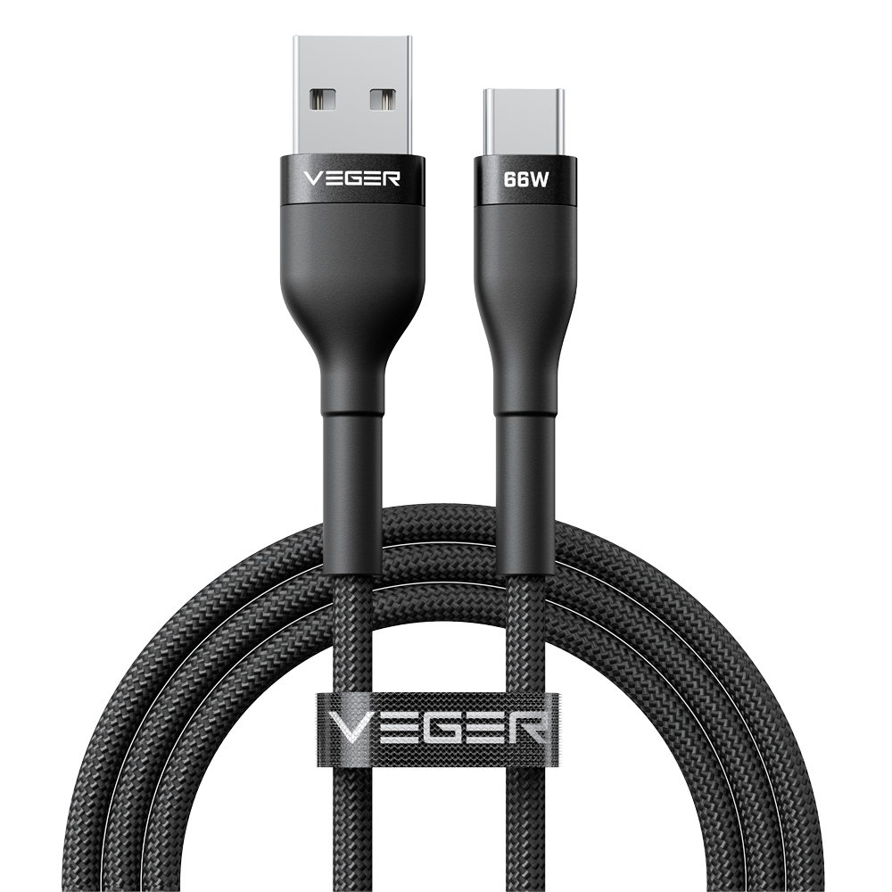 Veger Cable USB 2.0 para portátiles color negro VG-AC04