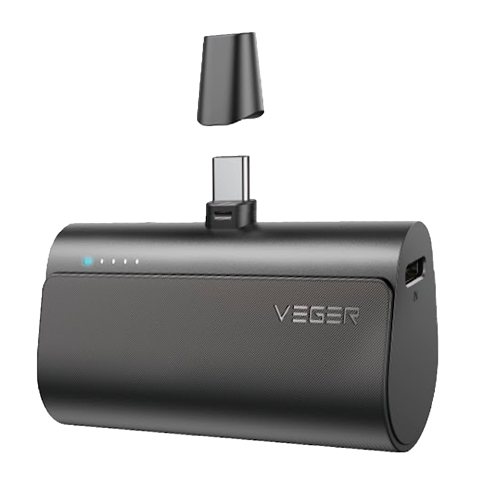 Veger Mini Power Bank Capacidad 5000mAh color negro VG-W0556