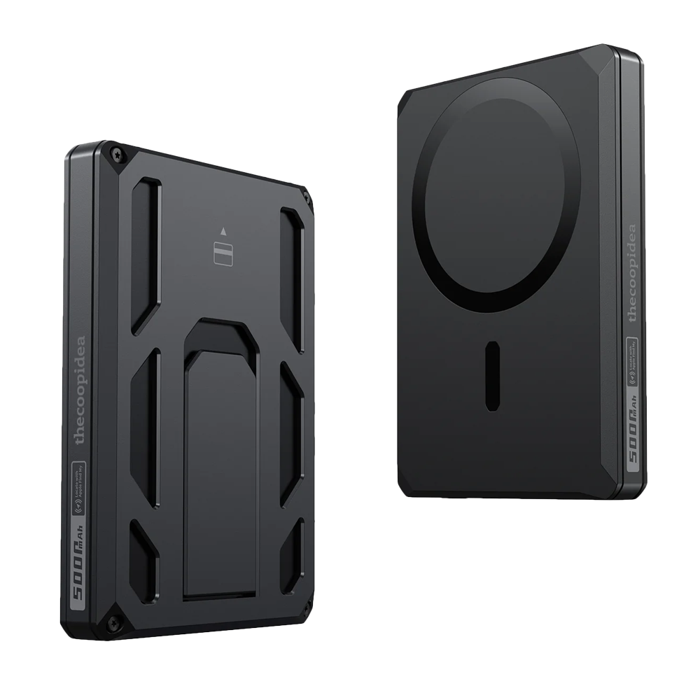 Veger Power Bank con wallet magnético color negro VG-W0582