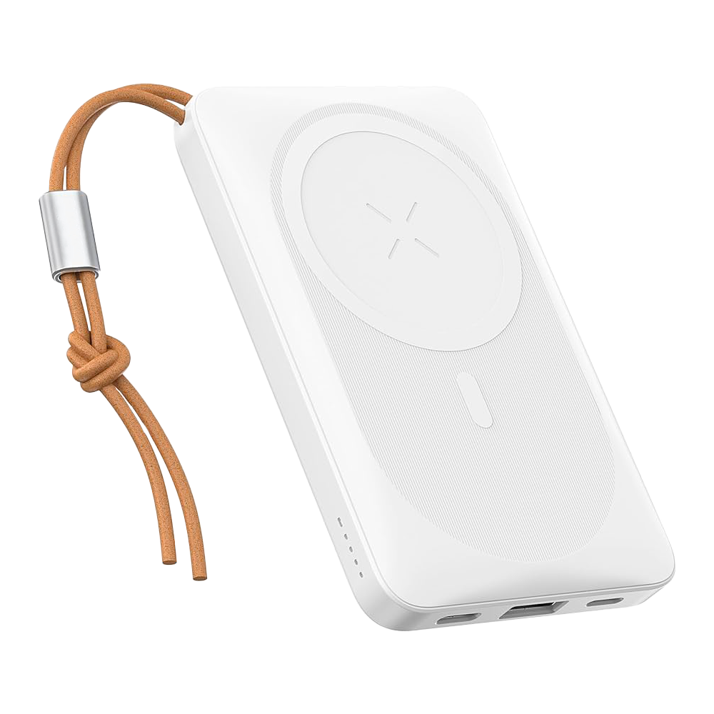 Veger Power bank magnética inalámbrica color blanco VG-W1151-W
