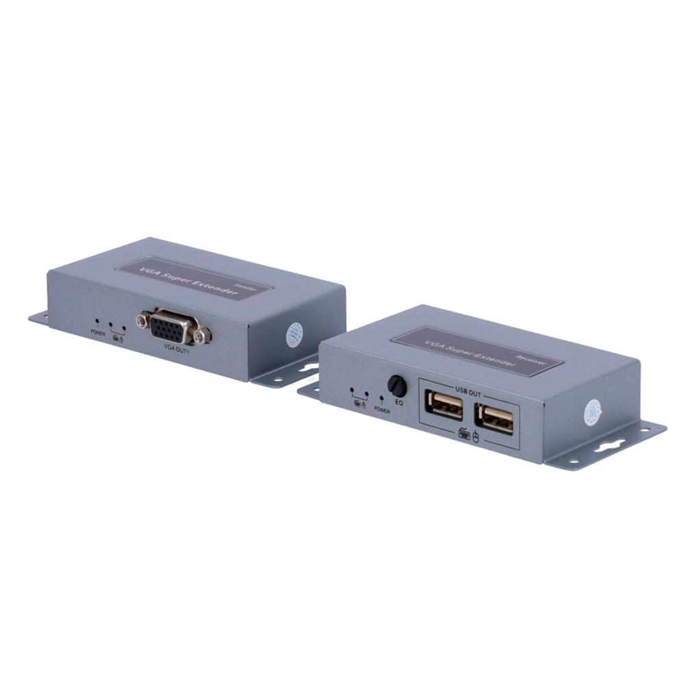 CCTV & Alarmas Extensor de señal VGA Alcance 100 m VGA-KVM-EXT