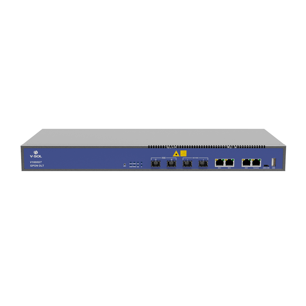 Vsol SOL 2 Puertos Pon Gpon OLT 2 Puertos RJ45 GE + 2 Puertos SFP+ ( GE/10GE ) VSOL-V1600GT