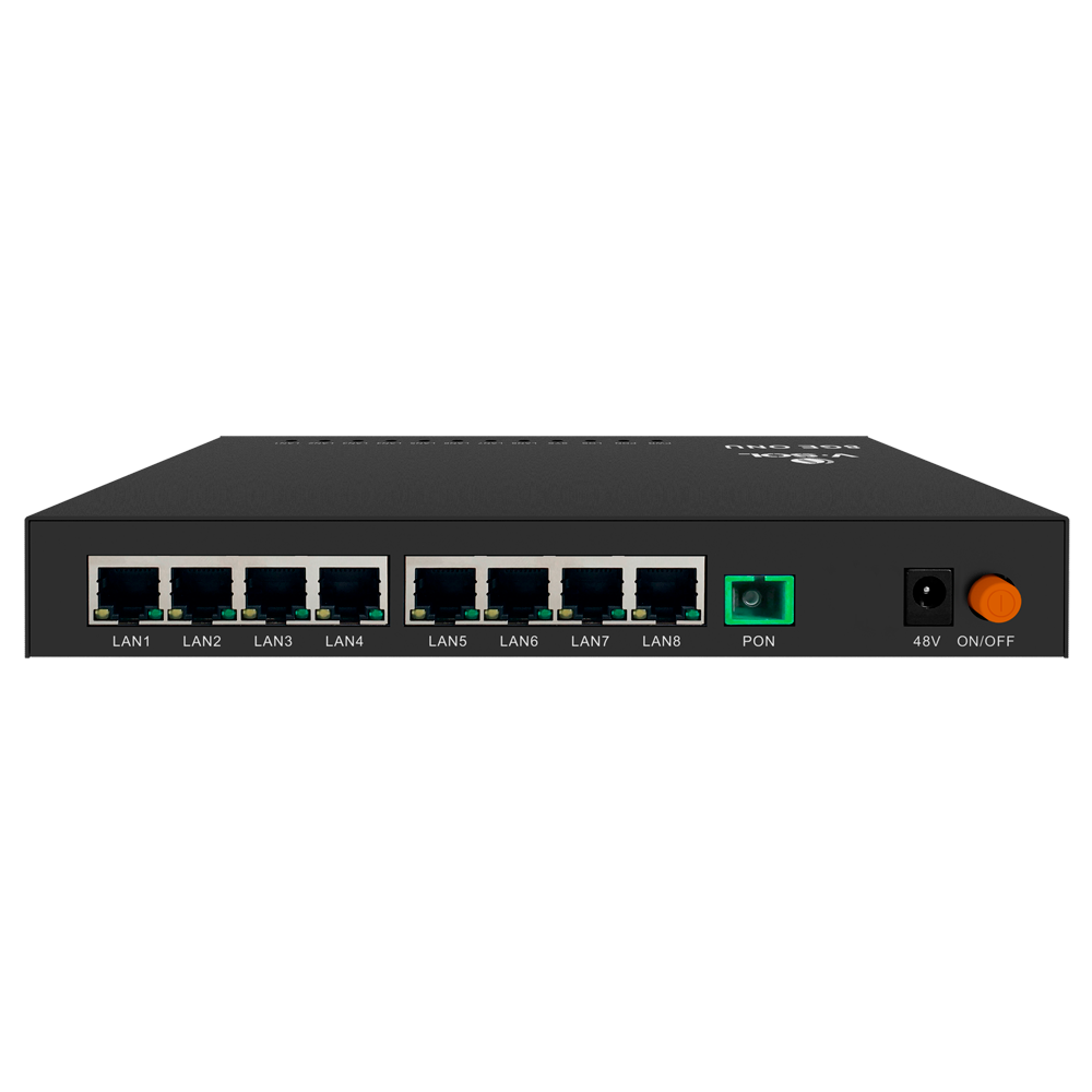 Vsol 1*XPON+8GE(PoE+) ONU 8x RJ45 10/100/1000Mbps PoE+/PoE,IEEE 802.at/af WiFi VSOL-V2808-8GL-PSE