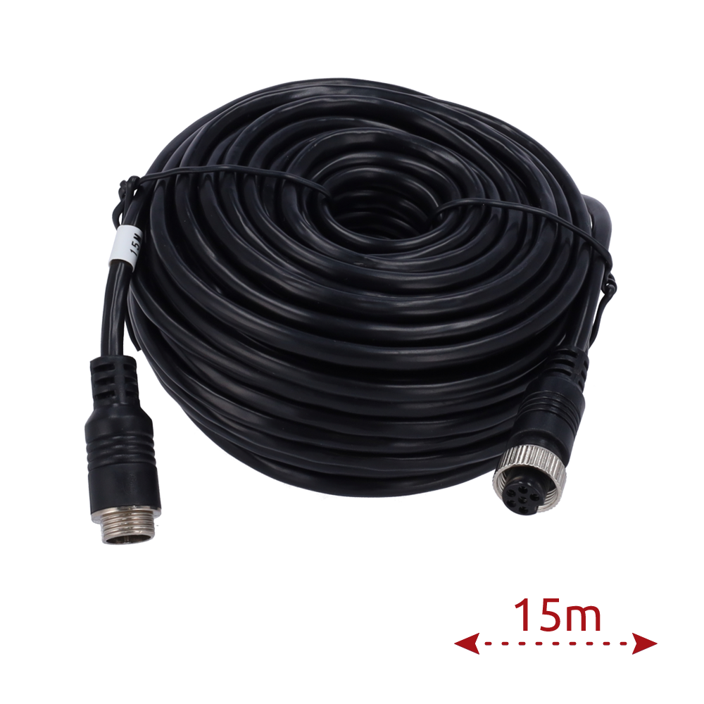 CCTV & Alarmas Cable para cámaras IP Conector M12 aviación VW-6PIN-IP-150