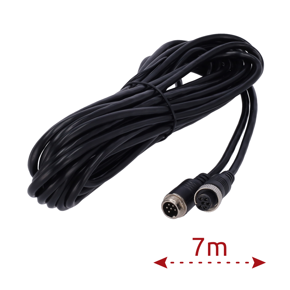 CCTV & Alarmas Cable para cámaras IP Conector M12 aviación VW-6PIN-IP-70