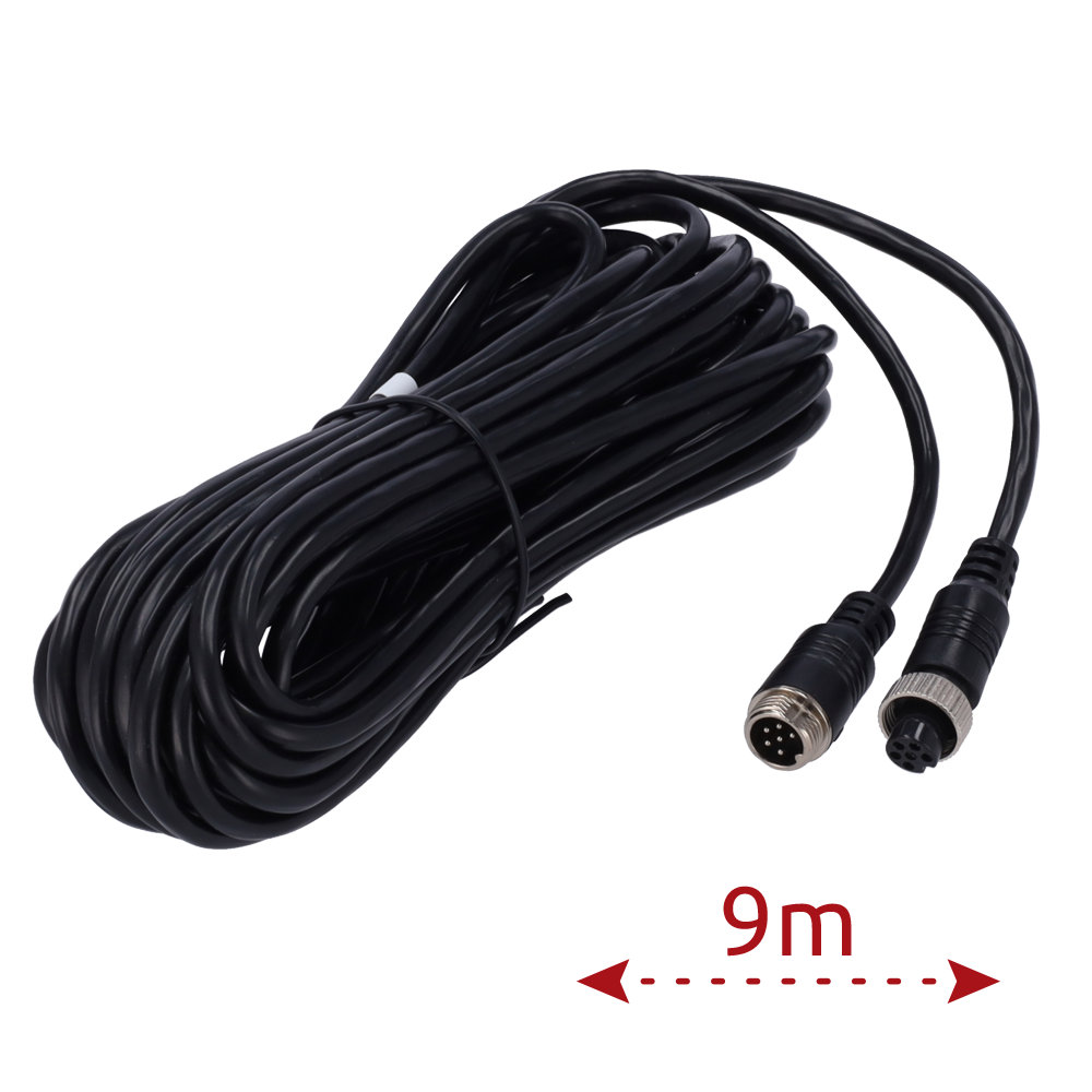 CCTV & Alarmas Cable para cámaras IP Conector M12 aviación VW-6PIN-IP-90