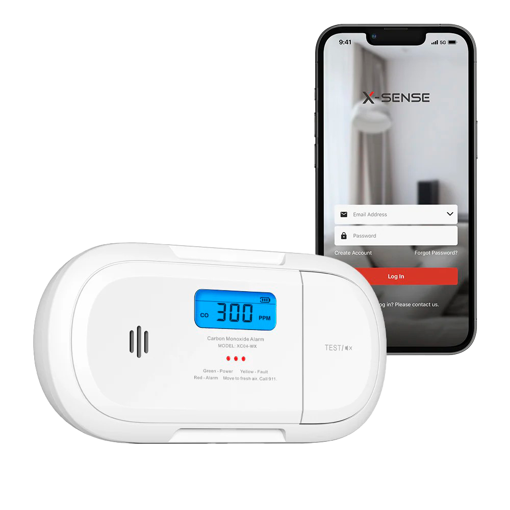 X-Sense Detector de CO autónomo X Sense XC04-WX