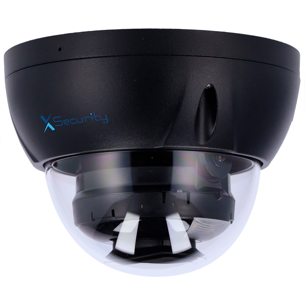 Dahua Security Cámara IP Dome 8 Megapíxel (3840×2160) 4 MP, 2.8 mm, WiFi, PoE XS-IPD842A-8P-DL-WIZ-BLACK