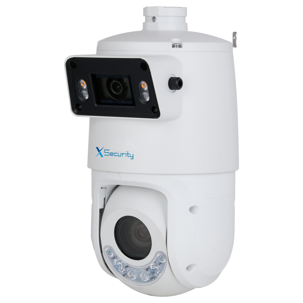 Dahua Security IP tándem gama ULTRA 4 MP, 5 ~ 125 mm (PTZ) / 2.8 mm, WiFi, PoE XS-IPSD6325TA-4P-DL-TANDEM