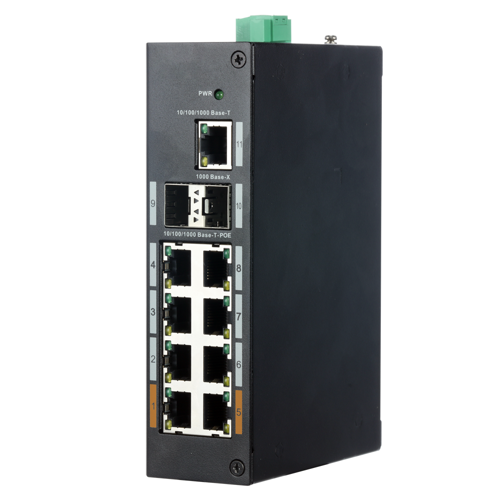 Dahua Switch Industrial X Security XS-SWI1108HIPOE-G120DIN