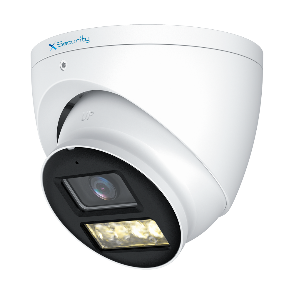 Dahua Cámara Turret X Security Gama PRO color blanco 5 MP, 2.8 mm XS-T744SWA-5P4N1-DL