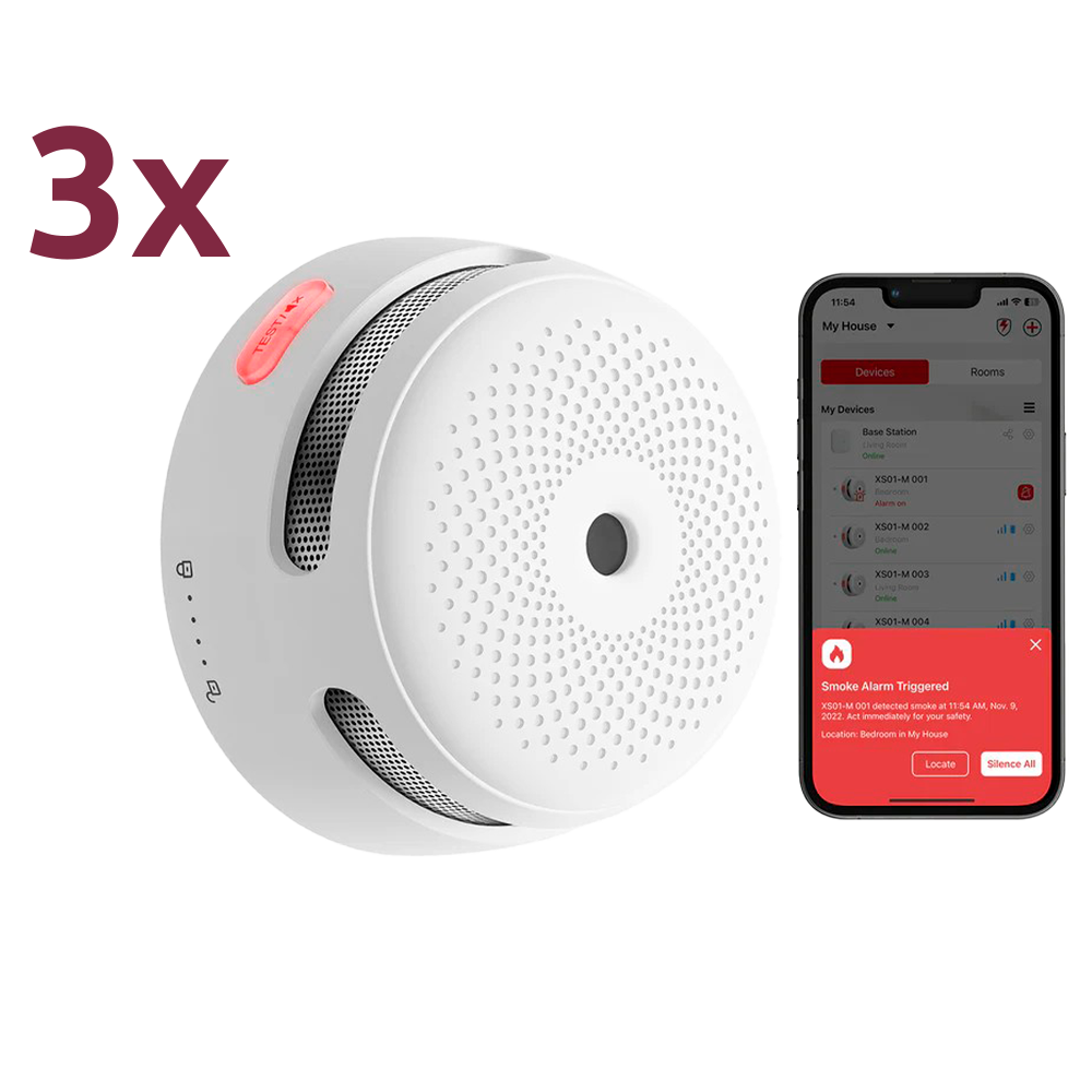 X-Sense Mini detector de humo autónomo X XS01-M-3PACK