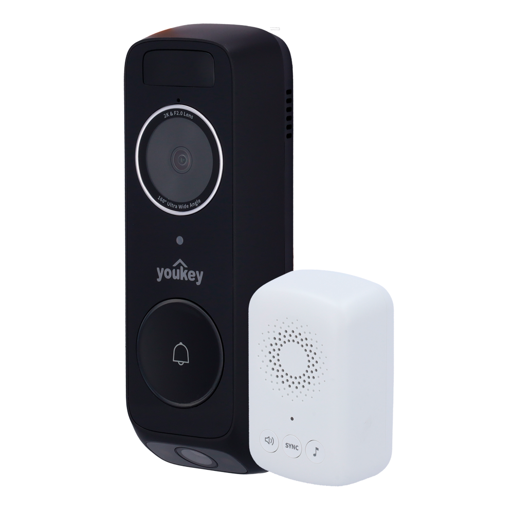Youkey Videotimbre Dual Cam Wi 3 MP, 2.4 mm YOK-DB312