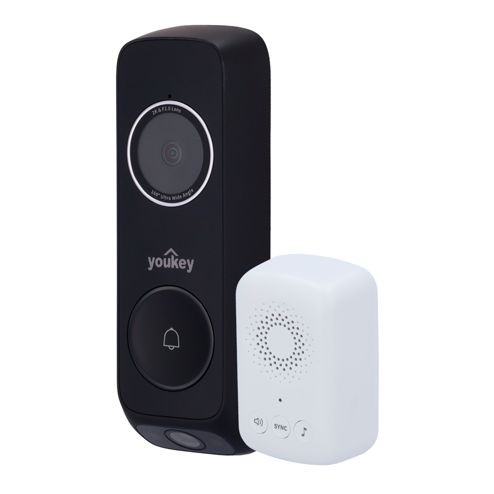 Youkey Videotimbre Dual Cam Wi 3 MP, 2.4 mm YOK-DB322