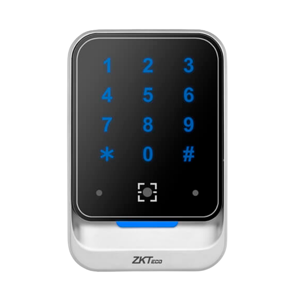 Zkteco Lector de acceso Acceso por código QR, tarjeta EM y PIN ZK-ACC-ER-QR600-HK-1
