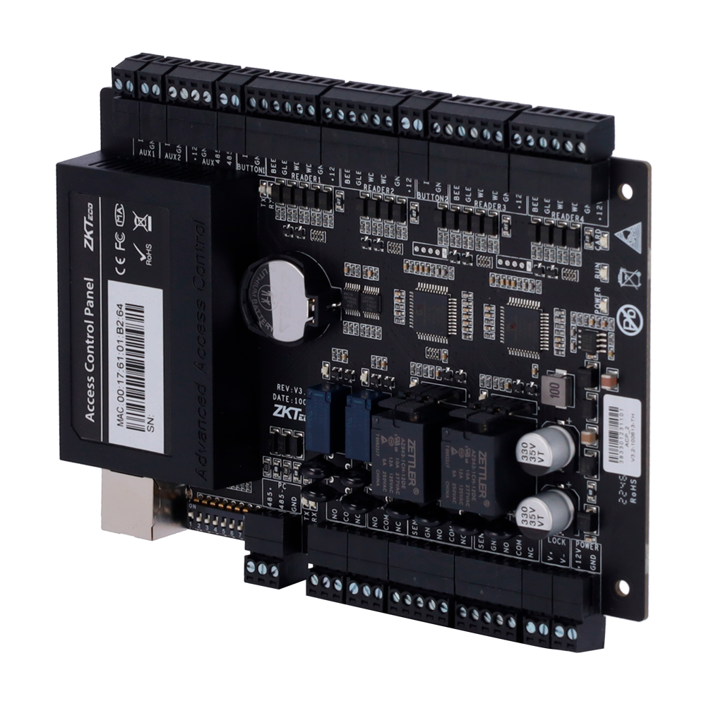 Zkteco Controladora de acceso Tarjeta, QR o PIN ZK-C3-200PRO