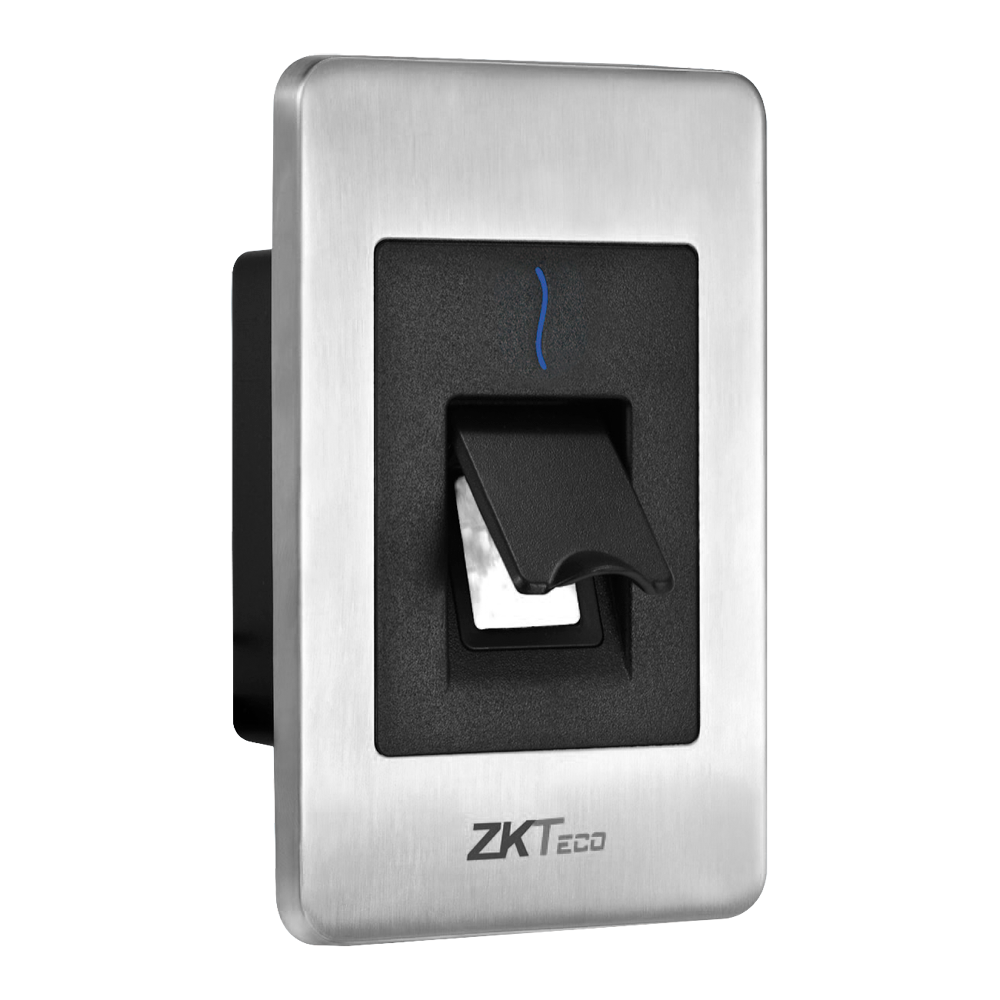 Zkteco Lector de acceso Acceso por huella Silk ID y tarjeta MF ZK-FR1500A-WP-MF