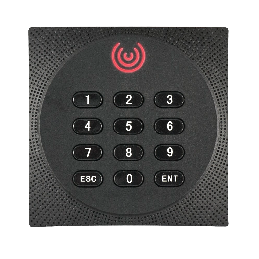 Zkteco Lector de acceso Acceso por tarjeta EM/MF DESFire y PIN ZK-KR614-OSDP