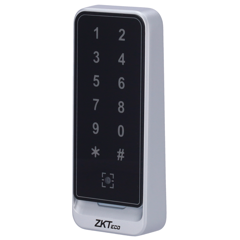 Zkteco Lector de acceso Acceso por código QR, tarjeta MF y PIN ZK-QR600-VK-MF