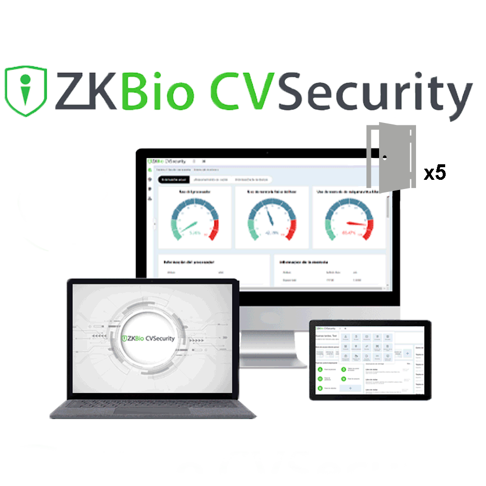 Zkteco Licencia software control de acceso ZK-SOF-BIOCV-5