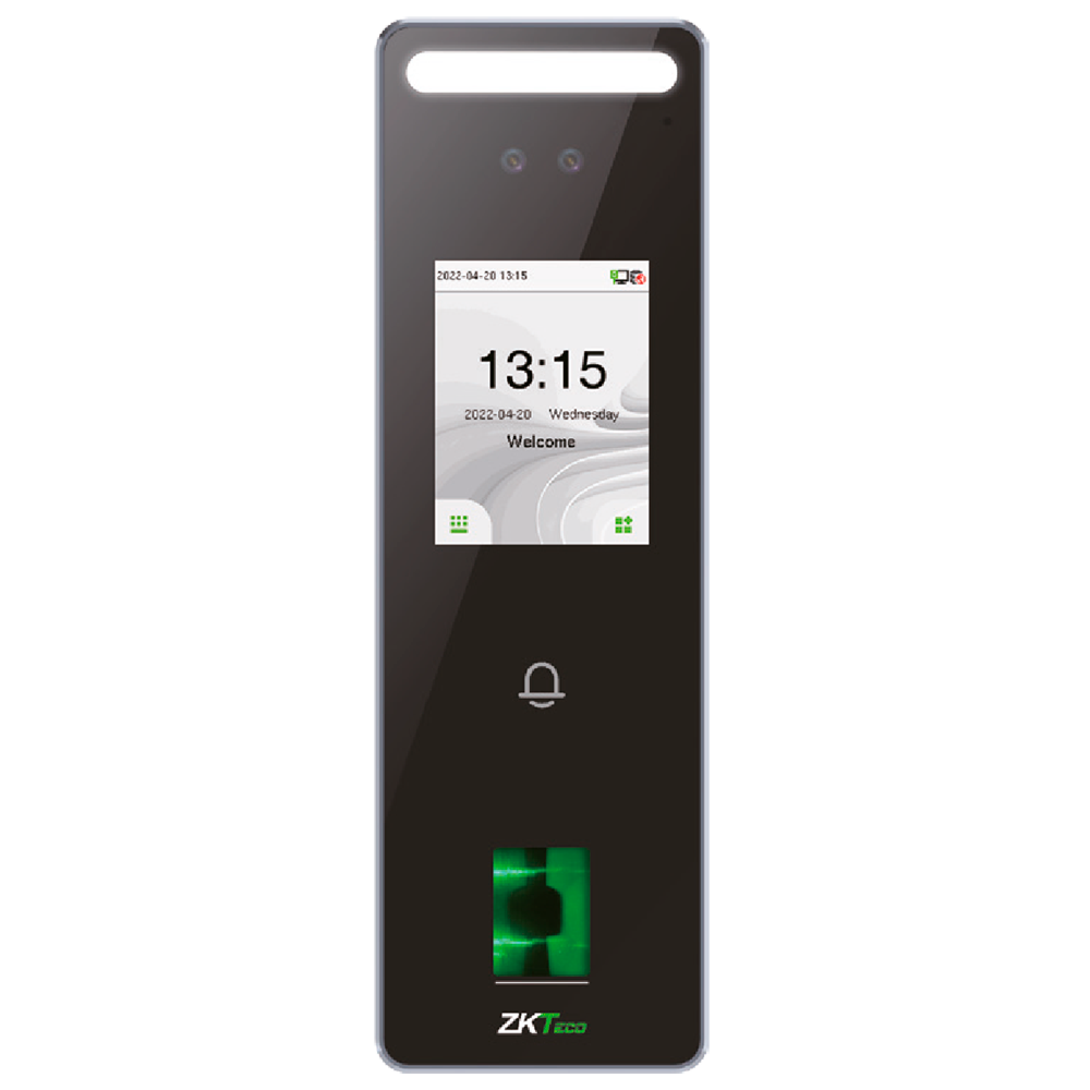 Zkteco Control de acceso y presencia IP65 ZK-SPEEDFACE-V3L-FP-W
