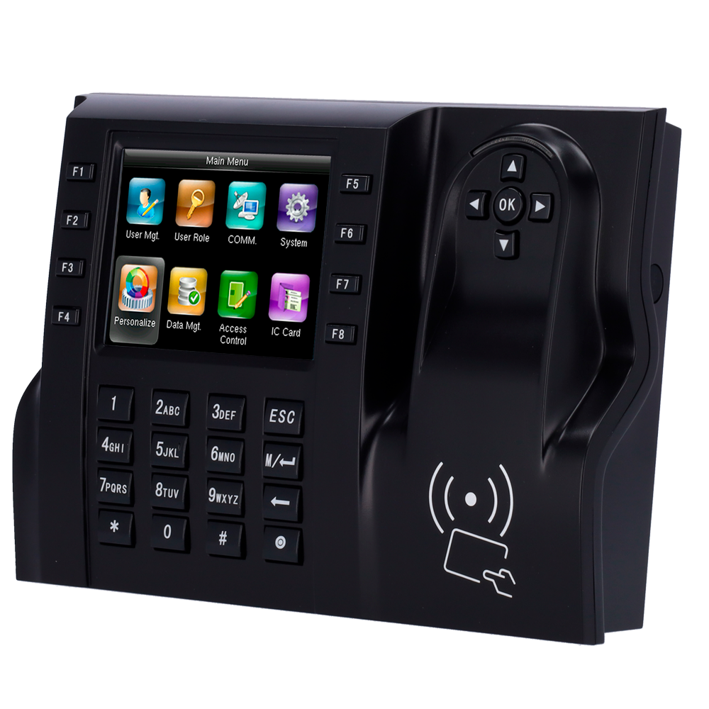 Zkteco Control de presencia Tarjetas EM/MF y PIN ZK-TA-ICLOCK-S560ZMM-12-W