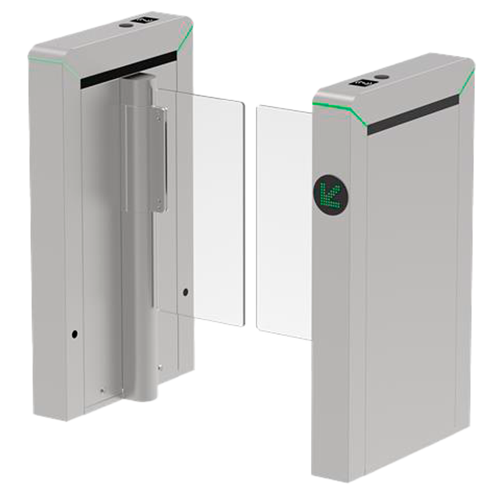 Zkteco Torno de acceso bidireccional ZK-TS-MARS-S100-SS-900