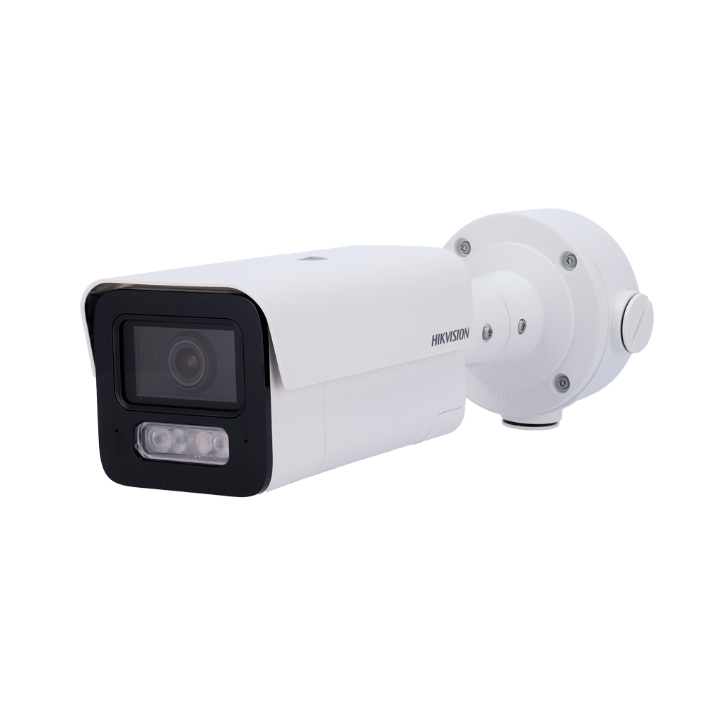 Hikvision Cámara Bullet IP Hikvision SOLUTIONS color blanco 4 MP, 2.8 mm, PoE iDS-2CD5T47G2/V-XHSY(2.8mm)