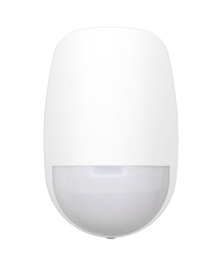 Detector cableado interno 12m / 85,9° doble tecnología Microondas + PIR Inmunidad mascotas 10kg Resistencias EOL alarma/cableado Grado 2 Hikvision