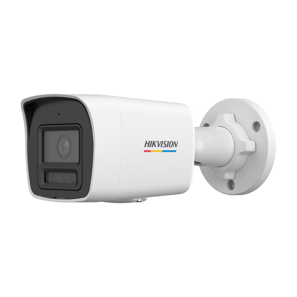 Hikvision cámara IP Bullet gama VALUE ColorVu3.0 color blanco 4 MP, 2.8 mm, PoE DS-2CD1047G3H-LIUF(2.8mm)