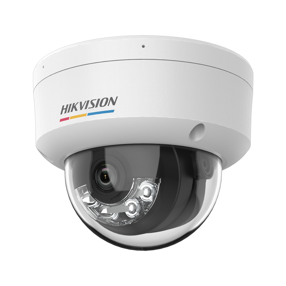 Hikvision cámara IP Domo gama VALUE ColorVu3.0 color blanco 4 MP, 2.8 mm, PoE DS-2CD1147G3H-LIU(4mm)