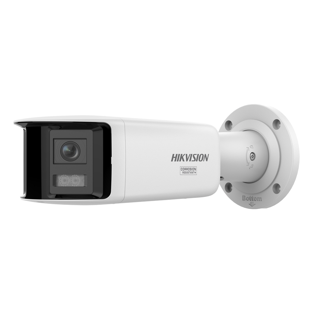 Hikvision cámara IP Bullet gama PRO ColorVu3.0 color blanco 8 MP, 2.8 mm, PoE DS-2CD2T87G3P-LIS2UY/SRB(180°)