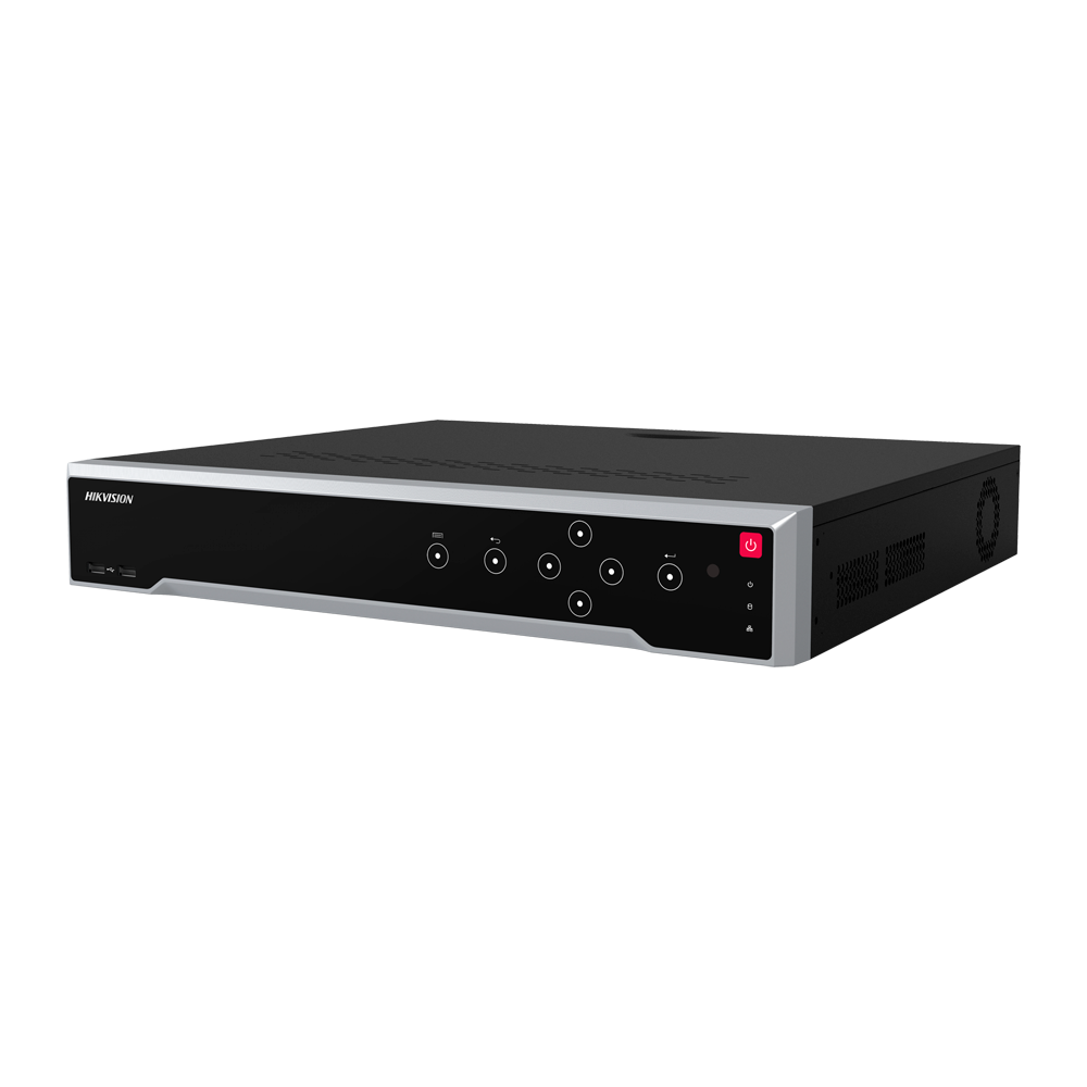 Hikvision HikvisionGama PROGrabador NVR 32 CH IPResolución máxima 32 MpxAncho de banda 256 Mbps WiFi DS-7732NI-I4(B)