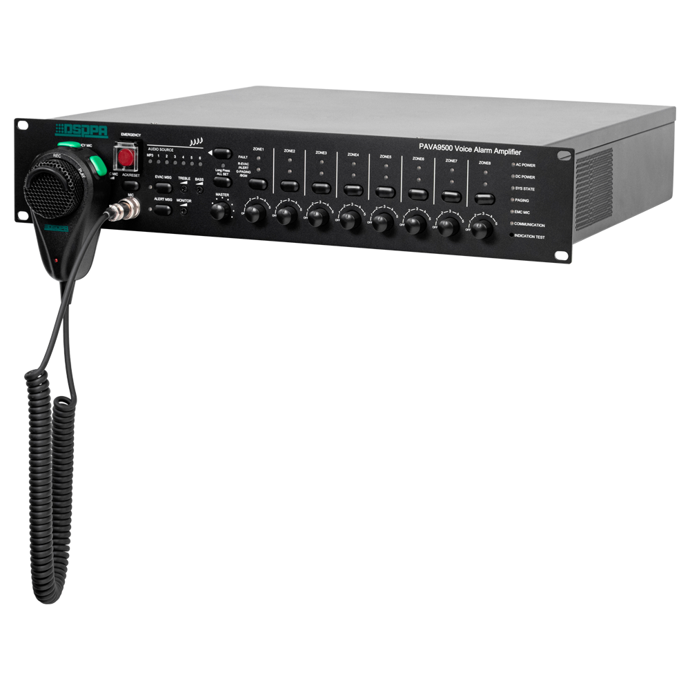Dsppa Controlador evacuación por voz DSPPA DSPPA-PAVA9500
