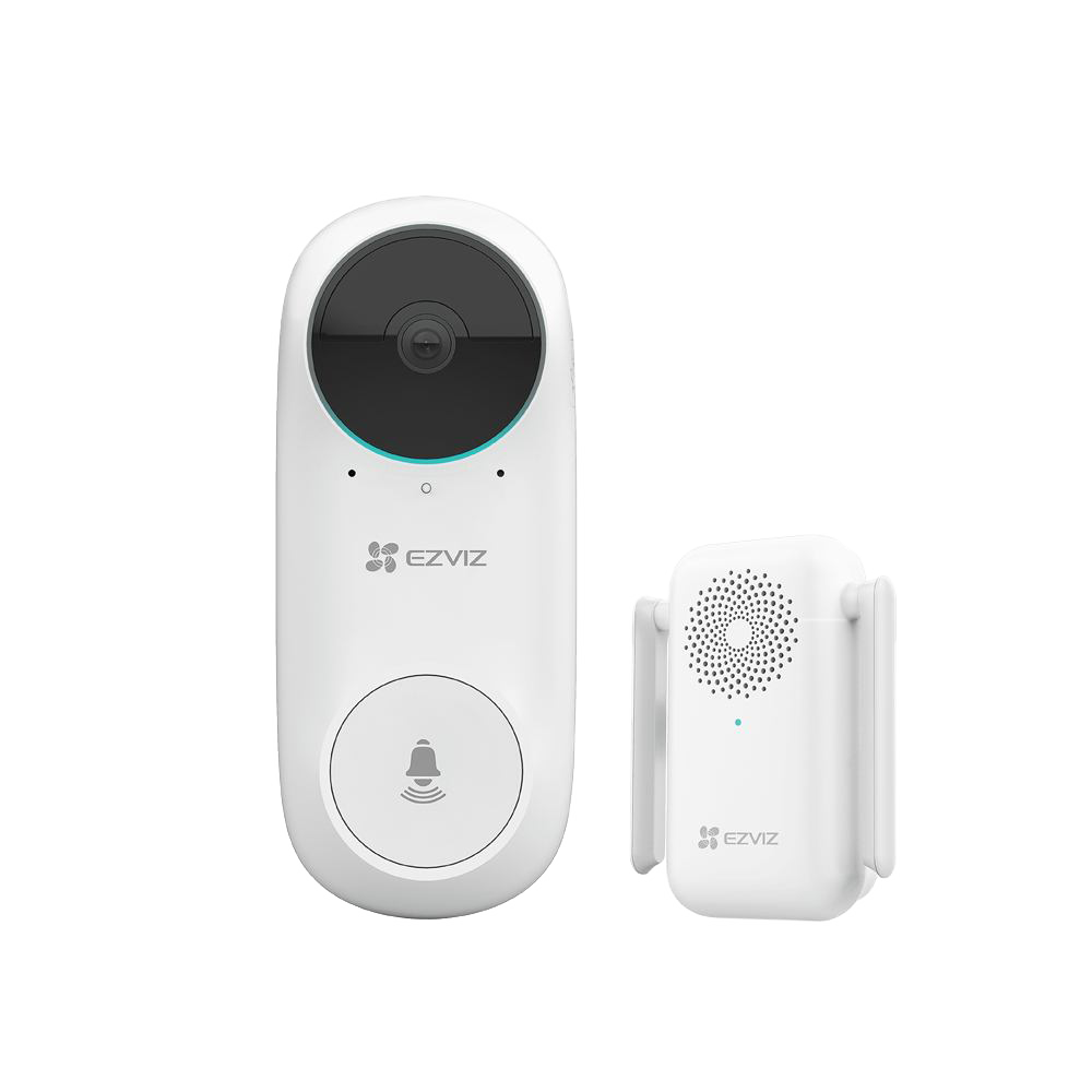 Ezviz Videotimbre WiFi IP Ezviz Cámara 2Mpx / Visión 160º 2 MP, 2.2 mm, WiFi, PoE EZ-DB2C-KIT