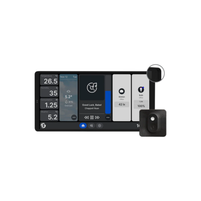 Shelly Wall Display X2 + BLU H&T Negro SH-WALL-DISPLAY-X2-B-BLUHT-B