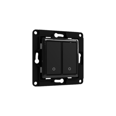 Shelly Wall Switch 2 Doble pulsador para control de dos canales SH-WALL-SWITCH-2-B