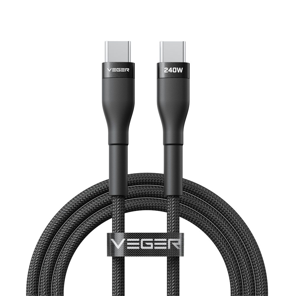 Veger Cable USB 2.0 para cualquier dispositivo color negro VG-CC03