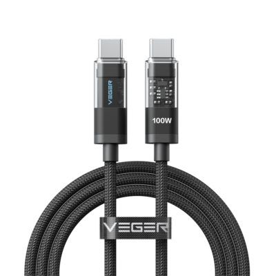 Veger Cable USB 2.0 para cualquier dispositivo color negro VG-CC16