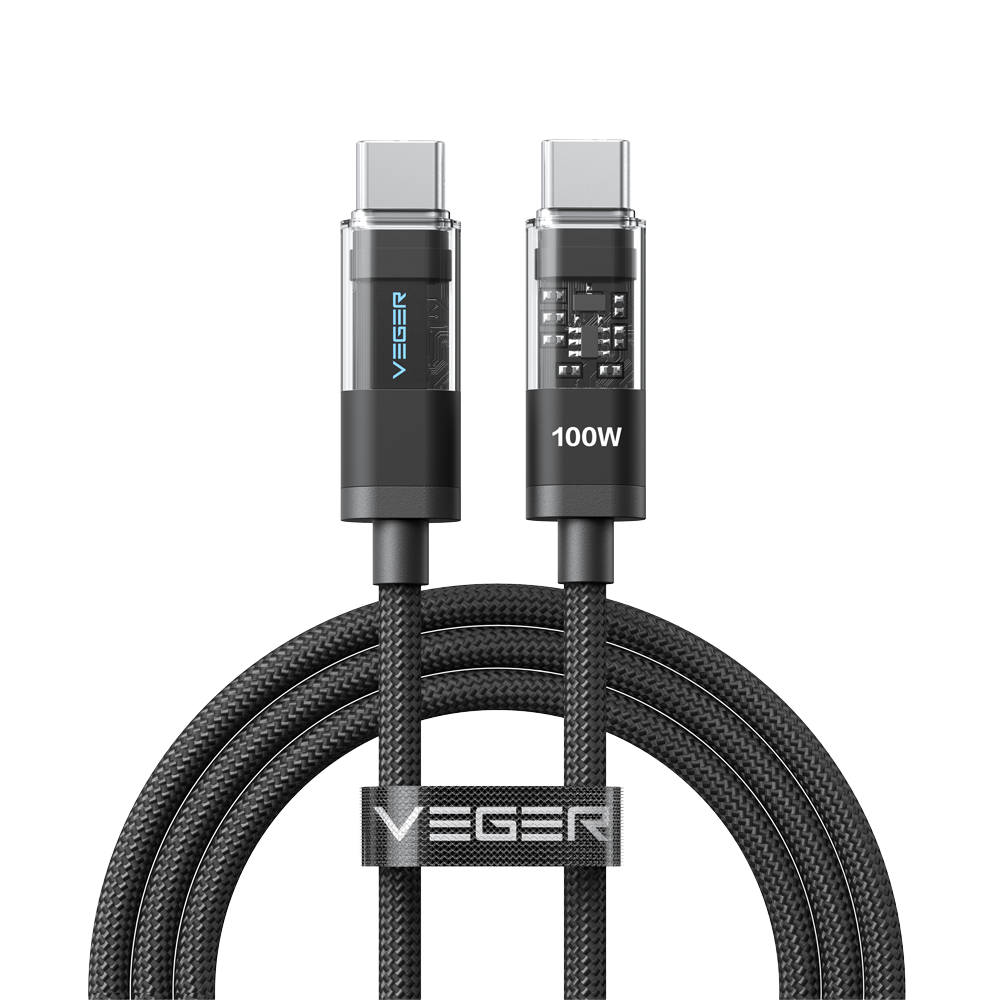 Veger Cable USB 2.0 para cualquier dispositivo color negro VG-CC16