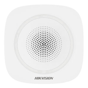 Sirena inalámbrica de interior compatible 868 Mhz Hikvision AXPRO Indicador Rojo