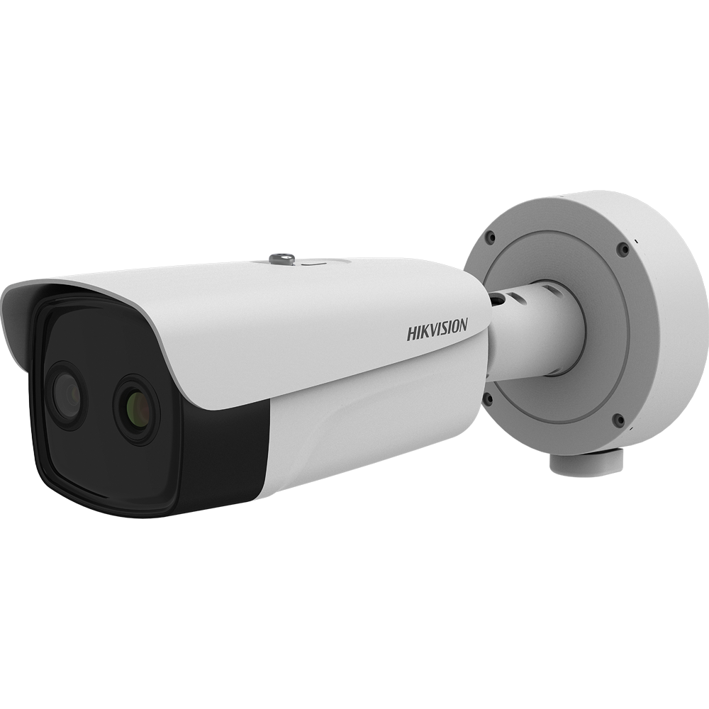 Hikvision Cámara térmica Dual IP Hikvision Gama SOLUTIONS 4 MP, 10mm (term) / 4mm (vis) DS-2TD2637-10/PI