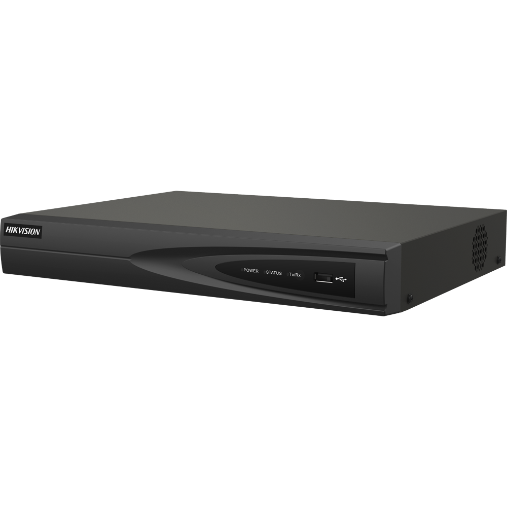 Hikvision HikvisionGama PROGrabador NVR 4 CH IPResolución máxima 8Mpx@1chAncho de banda 40 Mbps WiFi DS-7604NI-Q1(NEU)(C)