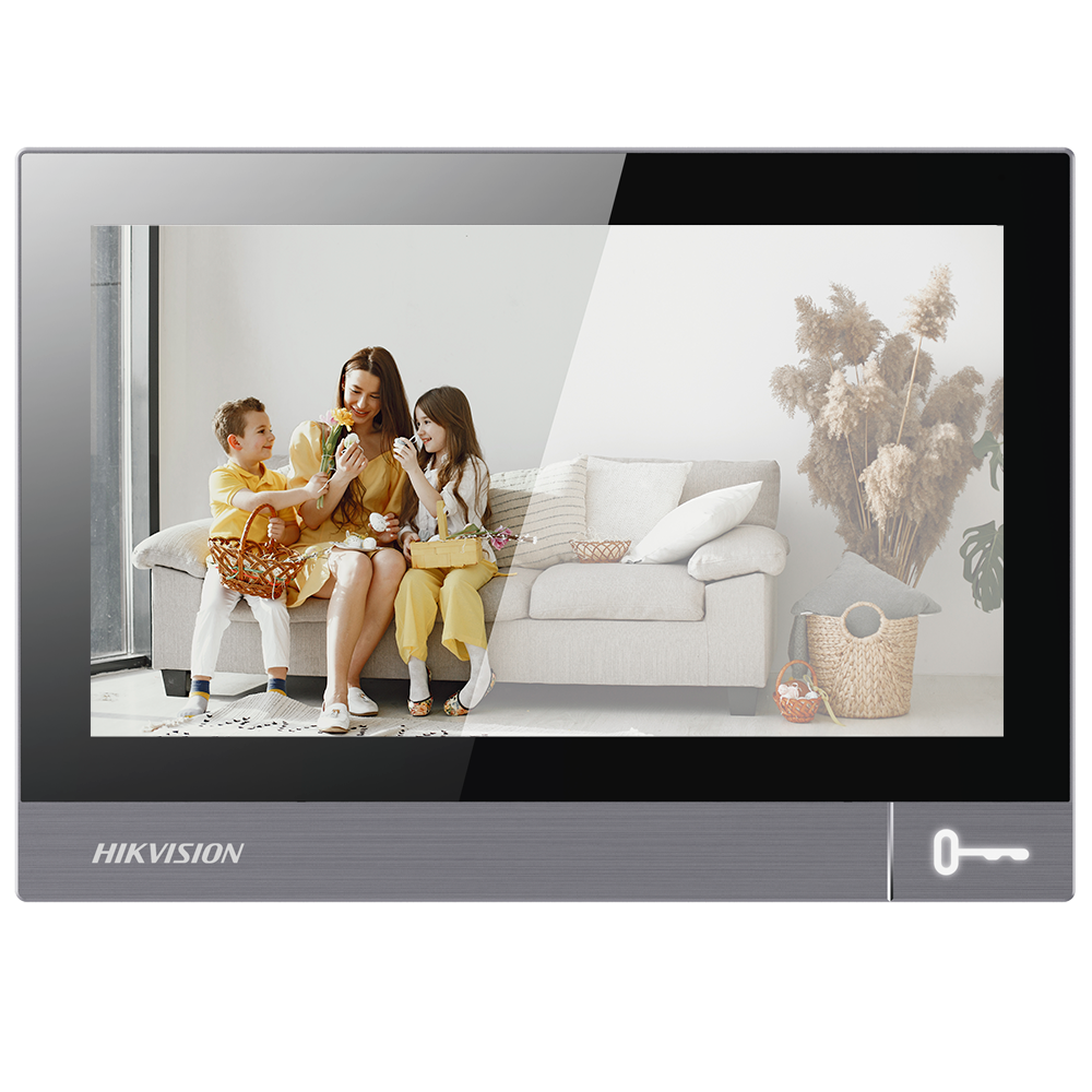 Hikvision Monitor para videoportero Pantalla táctil IPS de 7" DS-KH8381-WTE1