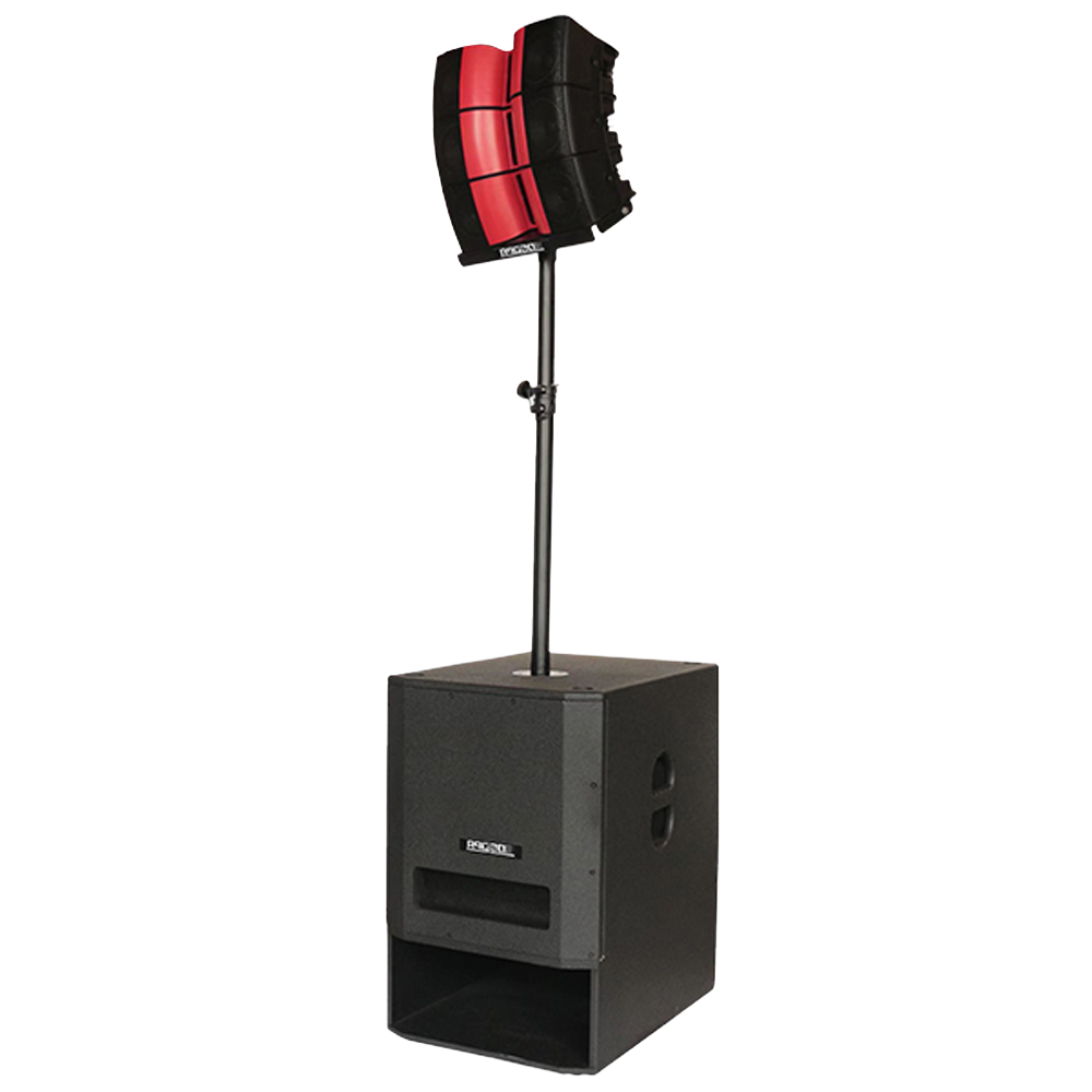 Dsppa Altavoz line array portátil DSPPA color negro DSPPA-LA1715