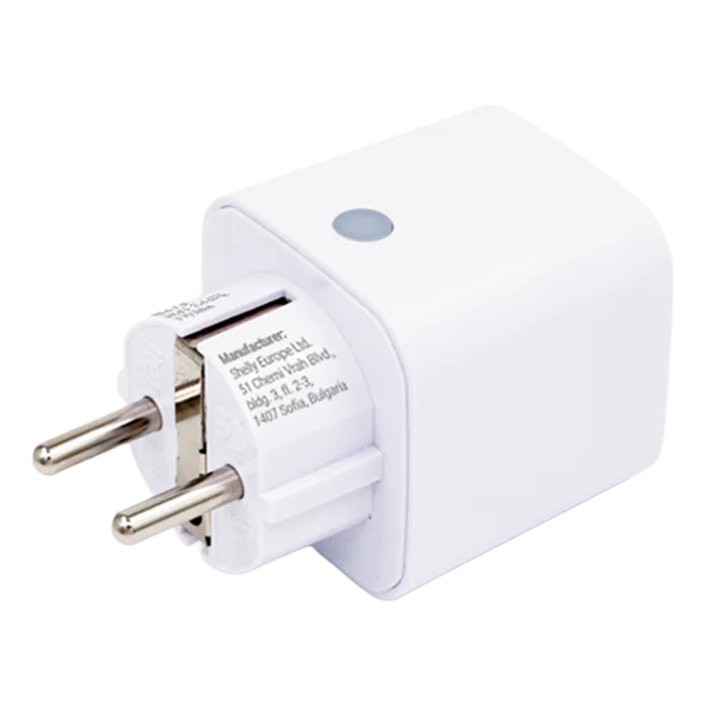 Shelly Plug M Gen3 (Blanco) Monitoreo preciso del consumo eléctrico SH-PLUG-M-GEN3-W