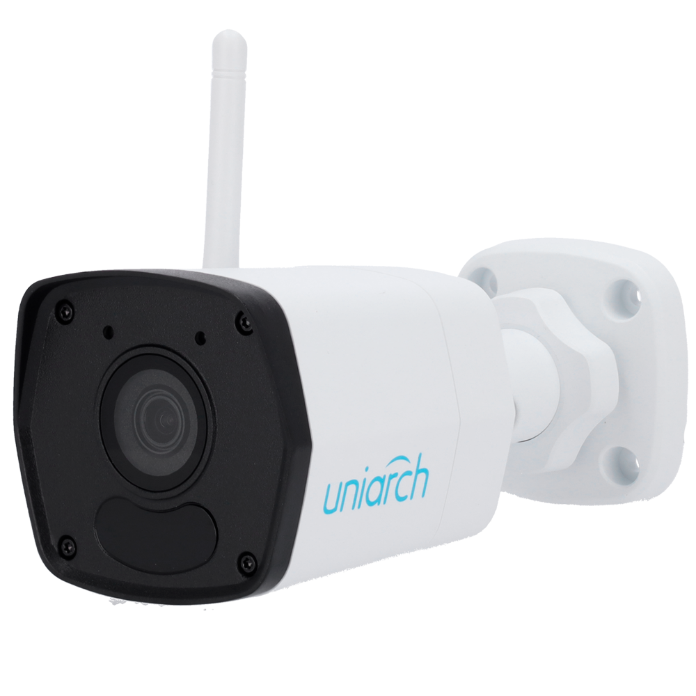 Uniarch Cámara IP 2 Megapixel WiFi Gama Uniarch color blanco 2 MP, 4 mm, WiFi UV-UHO-B1R-M2F4