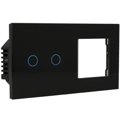 Kit con panel doble e interruptor